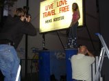 shooting the cover photo for meike's album “live love travel free” with Sandra Schade and Thomas Ammerpohl 2006
