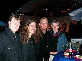 with Christian Prescher, Helge Adam & Linda Block at concert in Trier Germany 2003