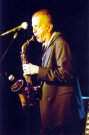 George Bishop (died in 2005) at the “soap for dirty girls” CD release concert in 2002 (photo by Jürgen Koslowski)